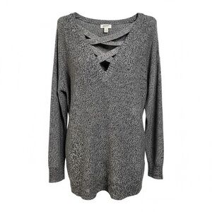 Arizona Jean Company Gray V-Neck Sweater